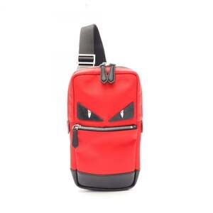 Fendi Monster Bugs Eye Waist Bag/Body Bag/Handbag, Nylon and Leather, Women's...